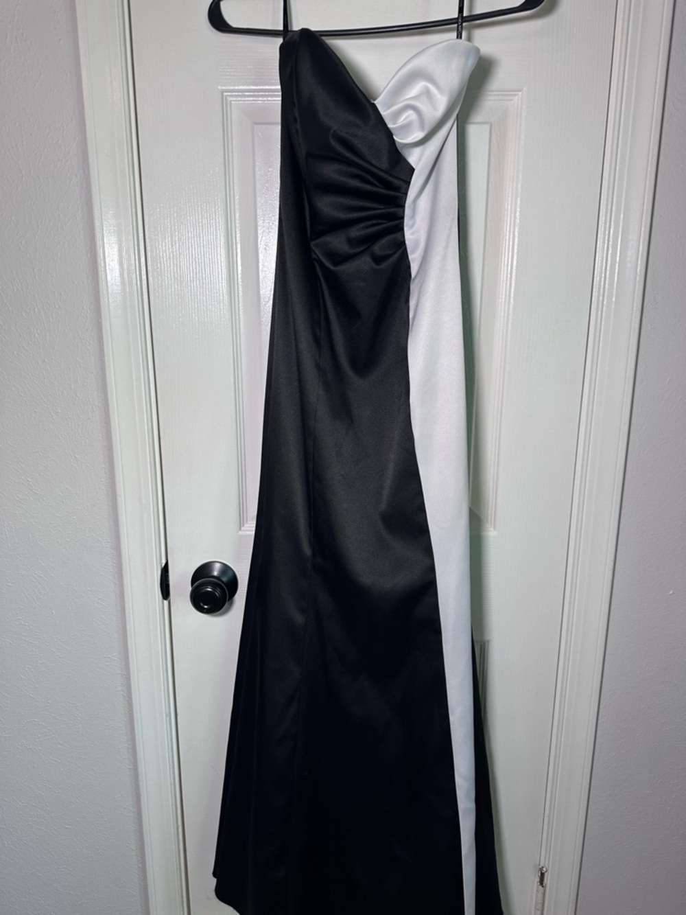 Vtg Jessica McClintock Dress 1 Prom Color block Strapless Gown Y2K
34084-03
